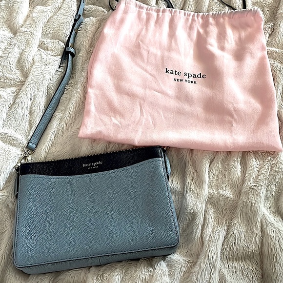 KATE SPADE NEW YORK ✨ MARGAUX Medium Convertible Crossbody ✨ Two Tone 💙 NWOT - Picture 8 of 9